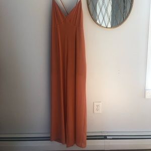 Burnt Orange Jumpsuit | L | Active USA